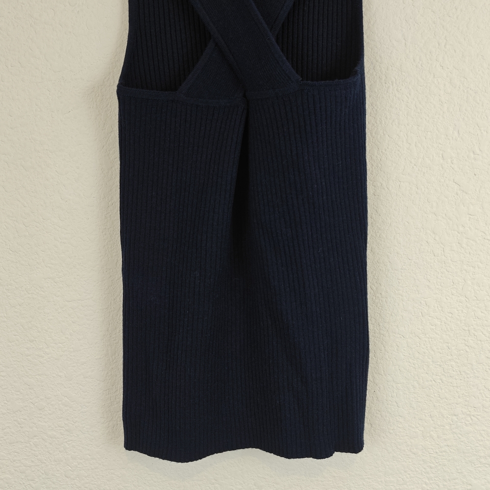 AYR Navy Ribbed Tank and Midi Skirt Set - Picture 6 of 16
